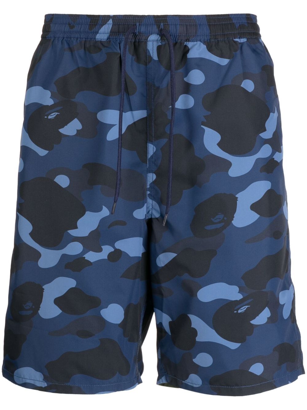 A BATHING APE® Shorts mit Camouflagemuster - Blau von A BATHING APE®