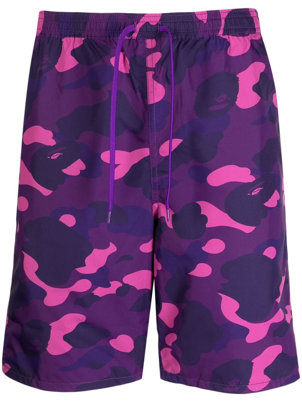 A BATHING APE® Shorts mit Camouflagemuster - Violett von A BATHING APE®