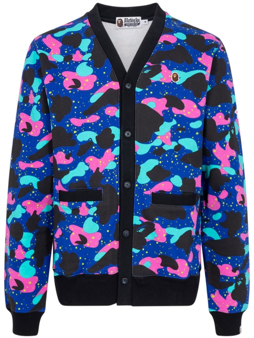 A BATHING APE® Cardigan mit Camouflage-Print - Violett von A BATHING APE®