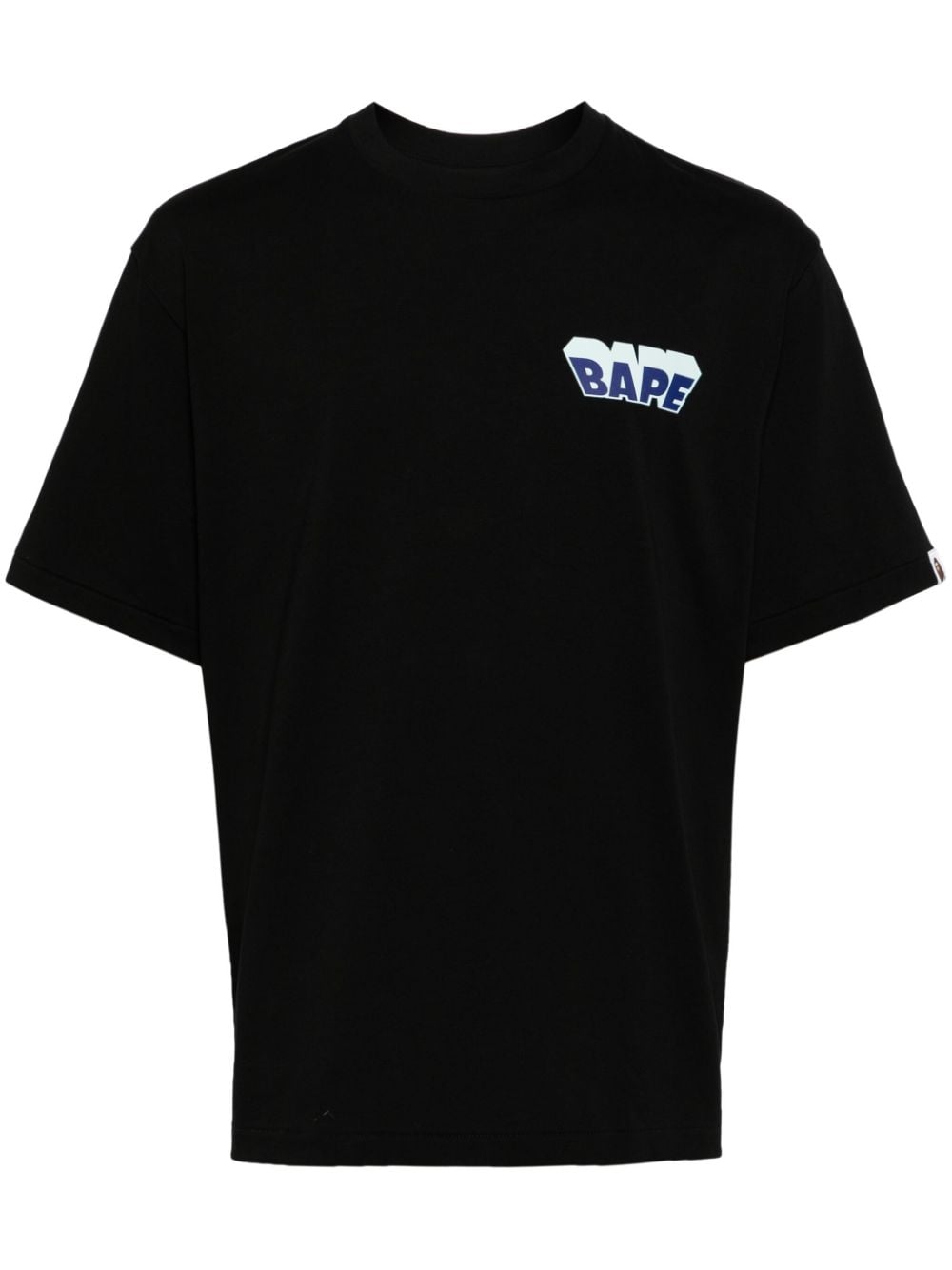 A BATHING APE® graphic-print cotton t-shirt - Schwarz von A BATHING APE®