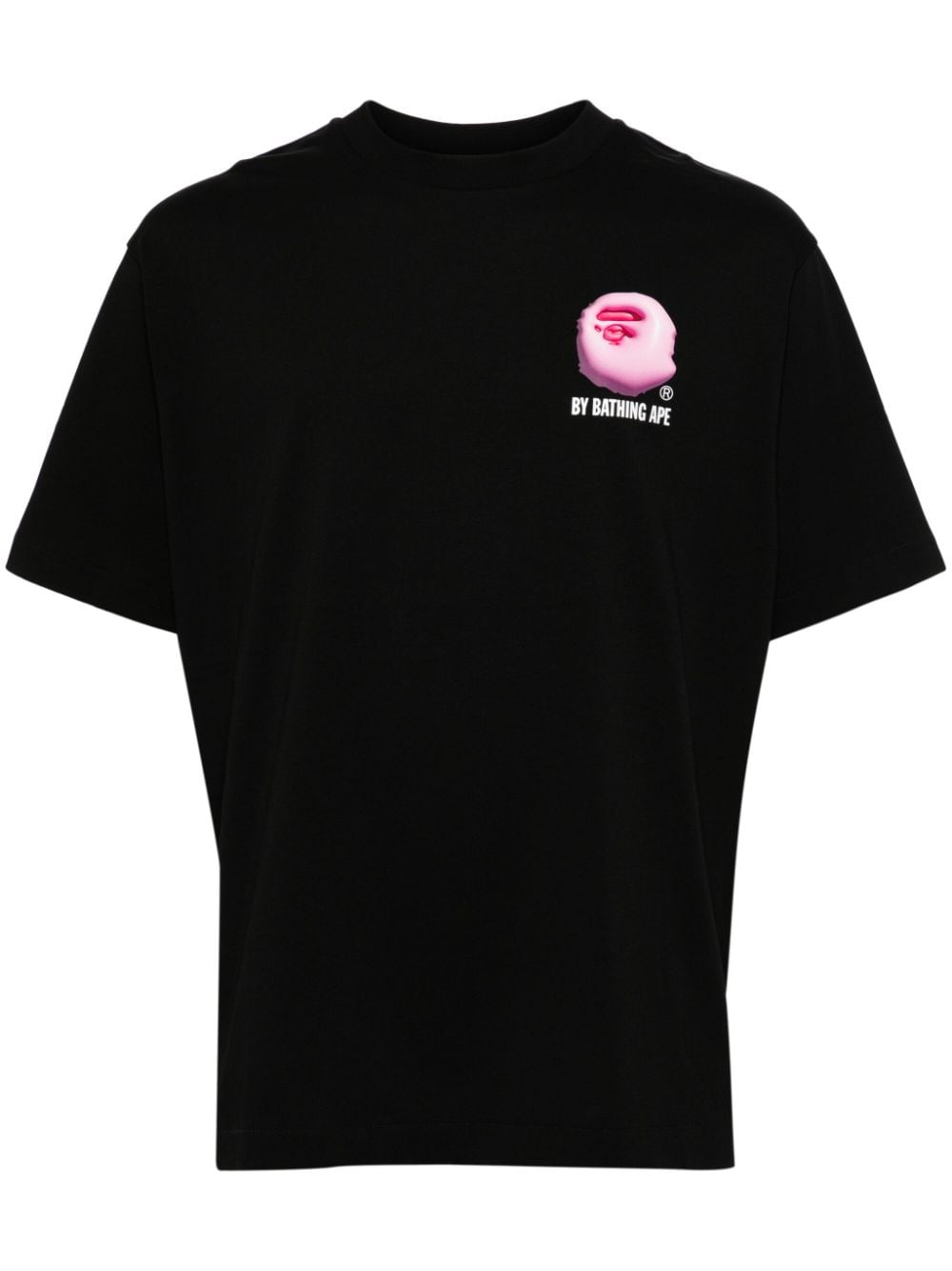 A BATHING APE® graphic-print cotton t-shirt - Schwarz von A BATHING APE®