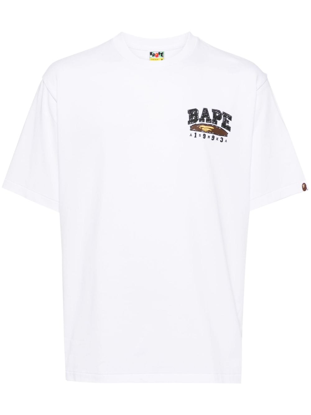 A BATHING APE® graphic-print cotton t-shirt - Weiß von A BATHING APE®