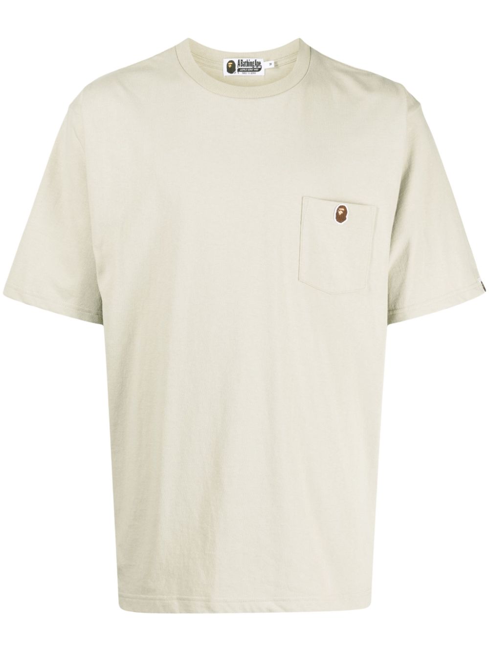 A BATHING APE® T-Shirt mit Logo-Patch - Grün von A BATHING APE®