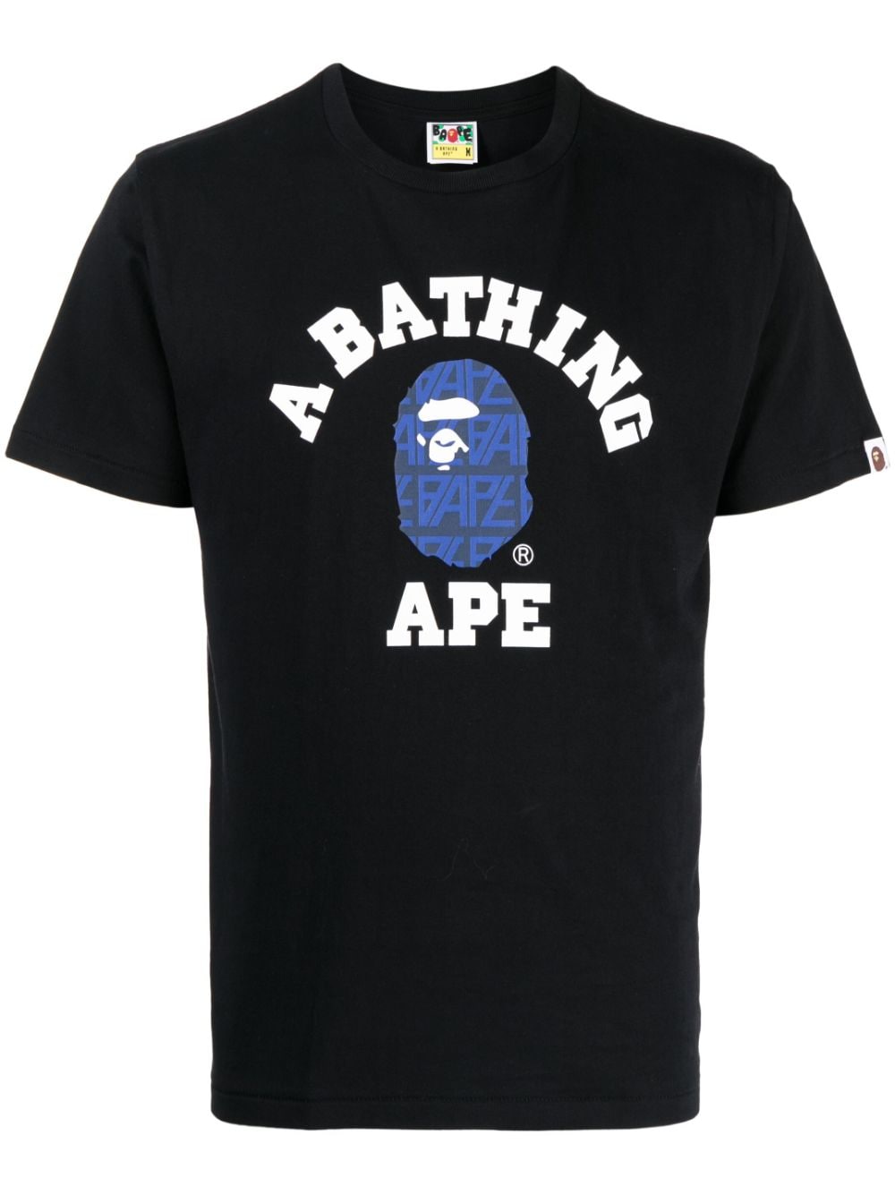 A BATHING APE® T-Shirt mit Logo-Patch - Schwarz von A BATHING APE®