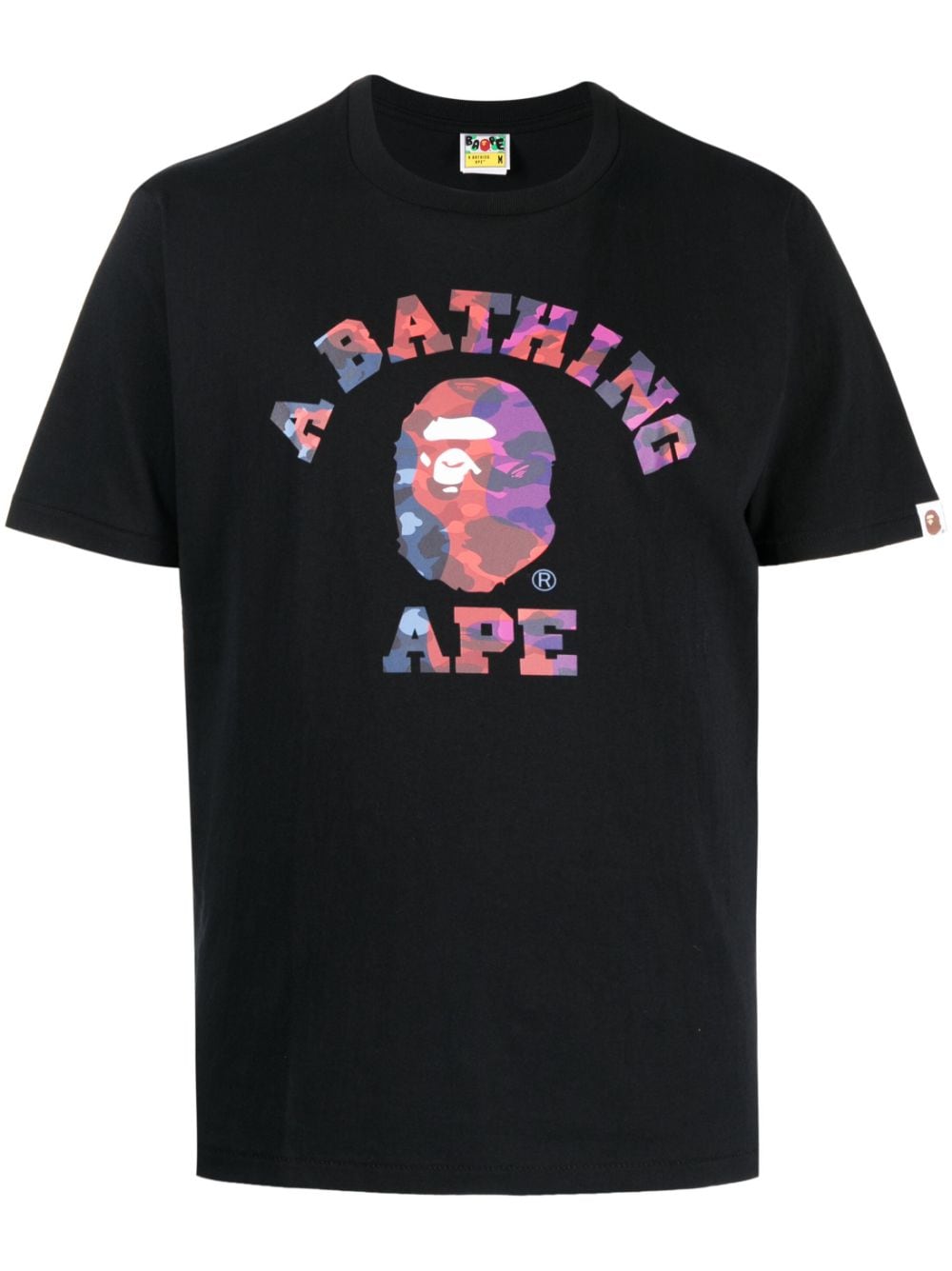 A BATHING APE® T-Shirt mit Logo-Patch - Schwarz von A BATHING APE®