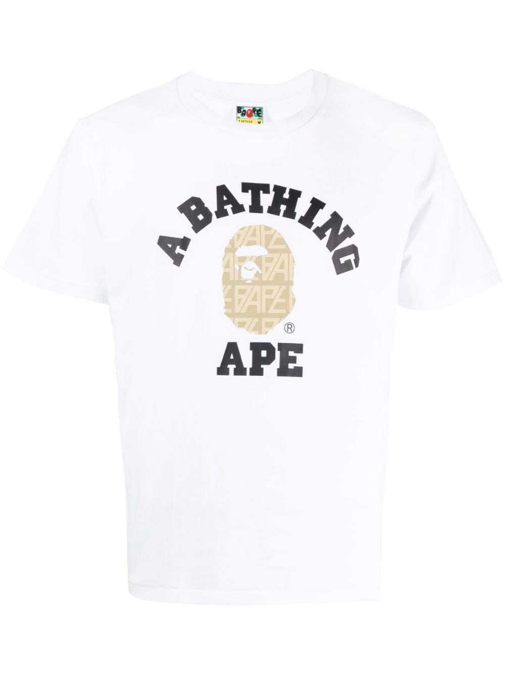 A BATHING APE® T-Shirt mit Logo-Patch - Weiß von A BATHING APE®