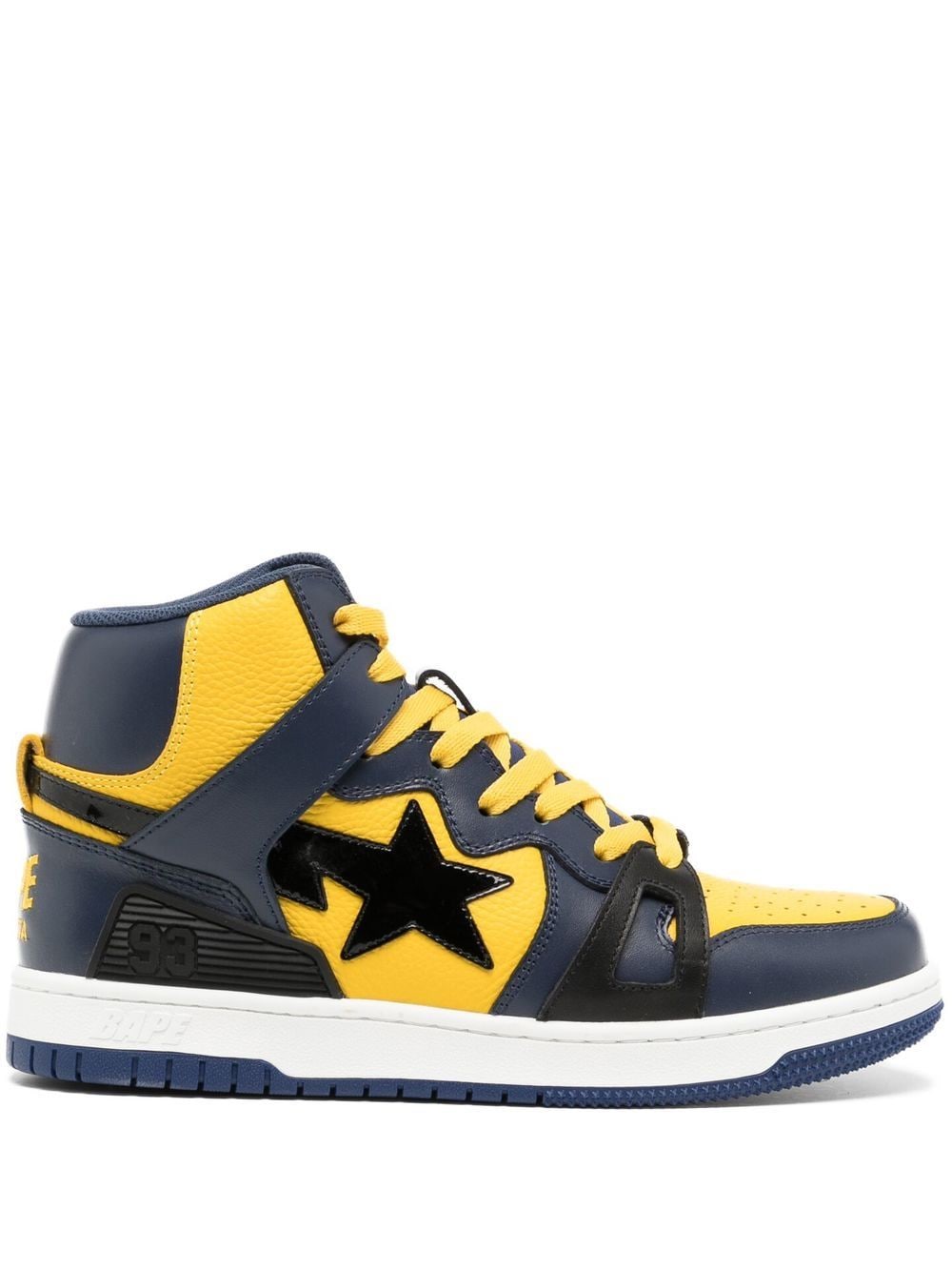 A BATHING APE® Sneakers mit Logo-Patch - Blau von A BATHING APE®