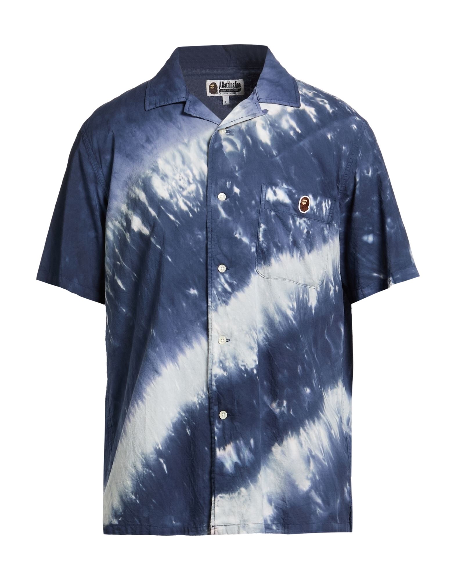 A BATHING APE Hemd Herren Marineblau von A BATHING APE