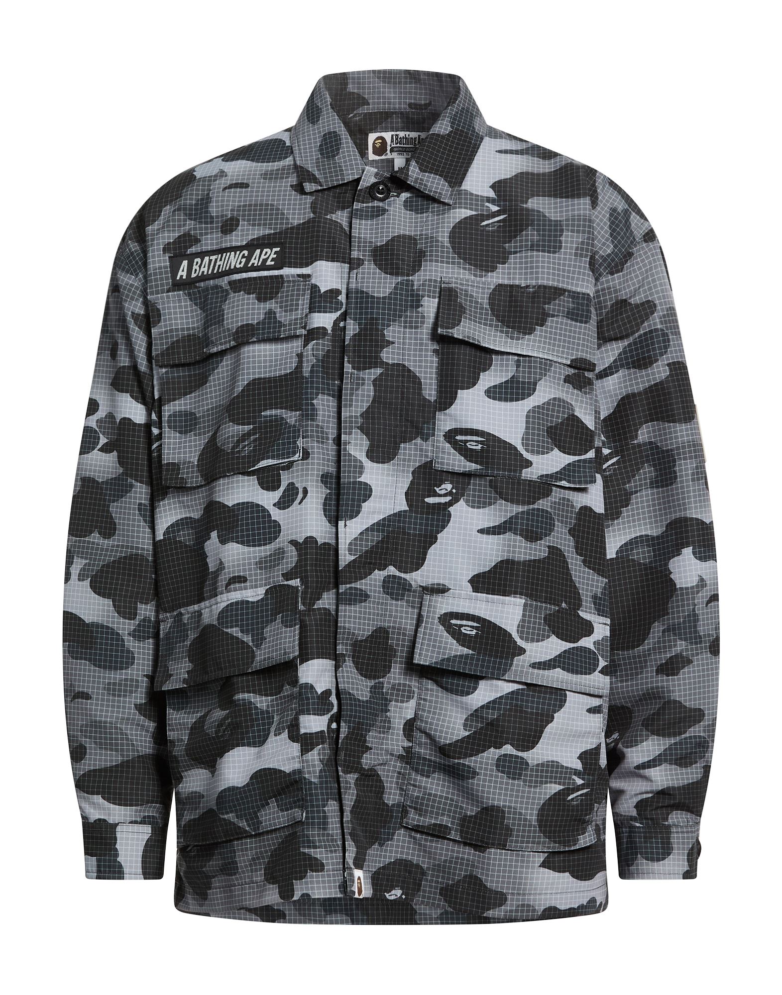 A BATHING APE Hemd Herren Militärgrün von A BATHING APE
