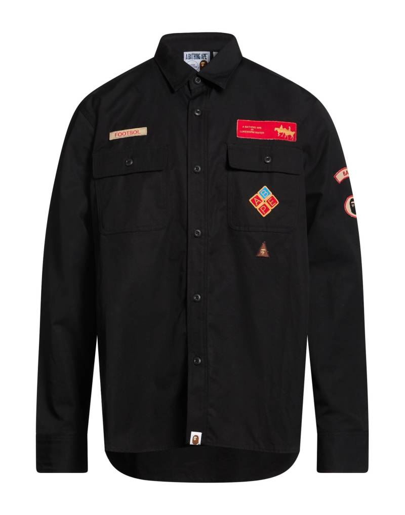 A BATHING APE Hemd Herren Schwarz von A BATHING APE