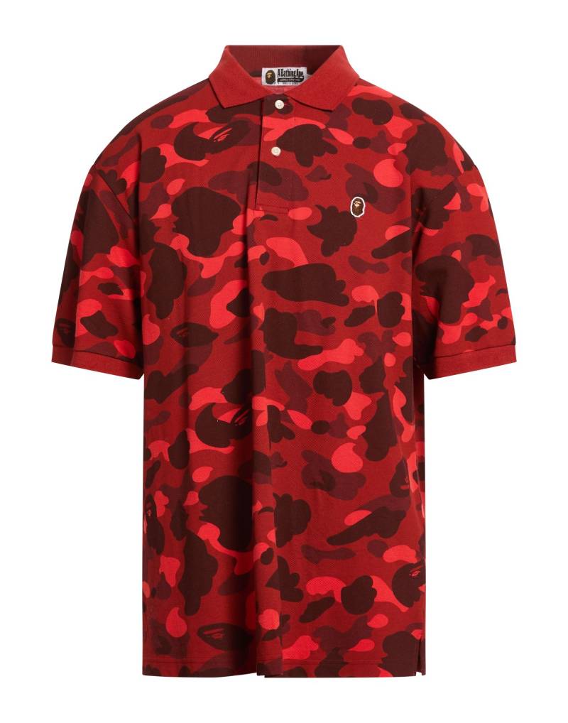 A BATHING APE Poloshirt Herren Rot von A BATHING APE