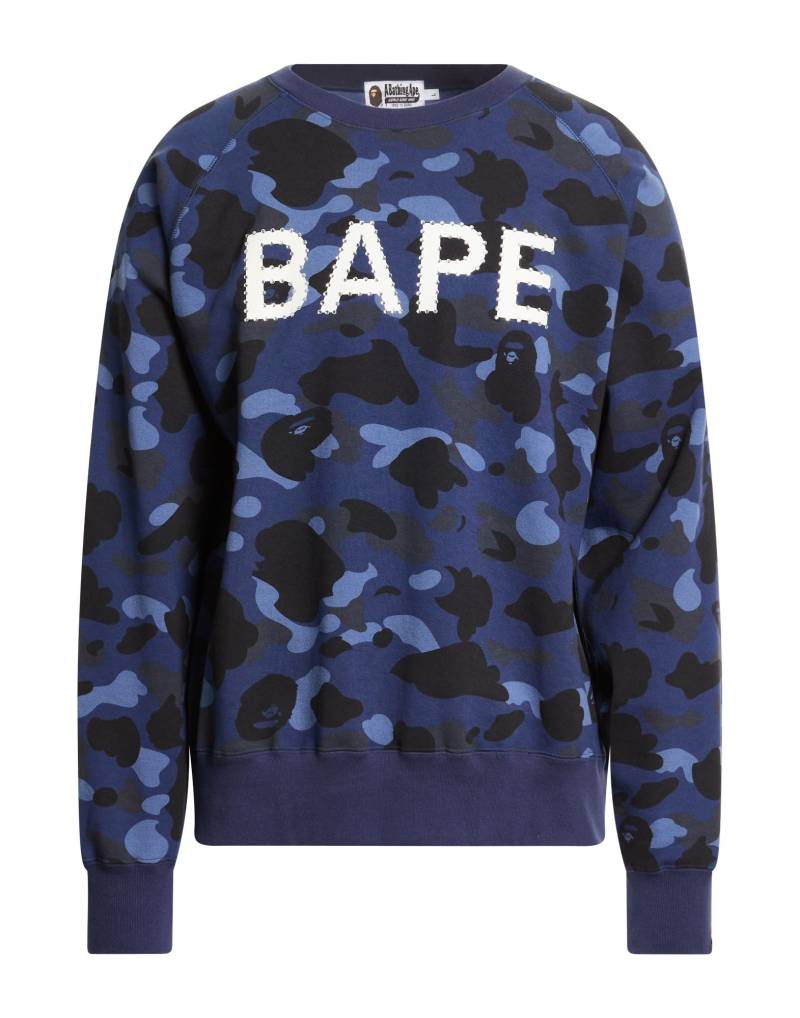 A BATHING APE Sweatshirt Herren Marineblau von A BATHING APE