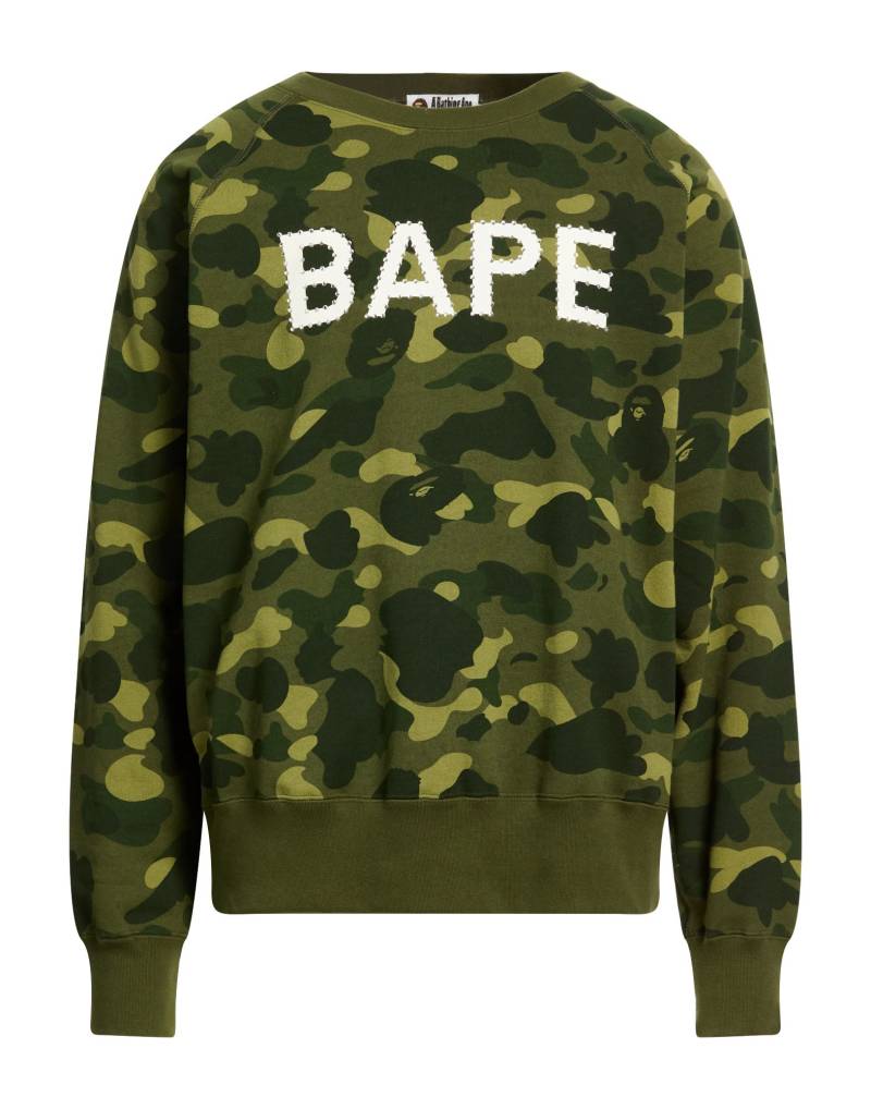 A BATHING APE Sweatshirt Herren Militärgrün von A BATHING APE