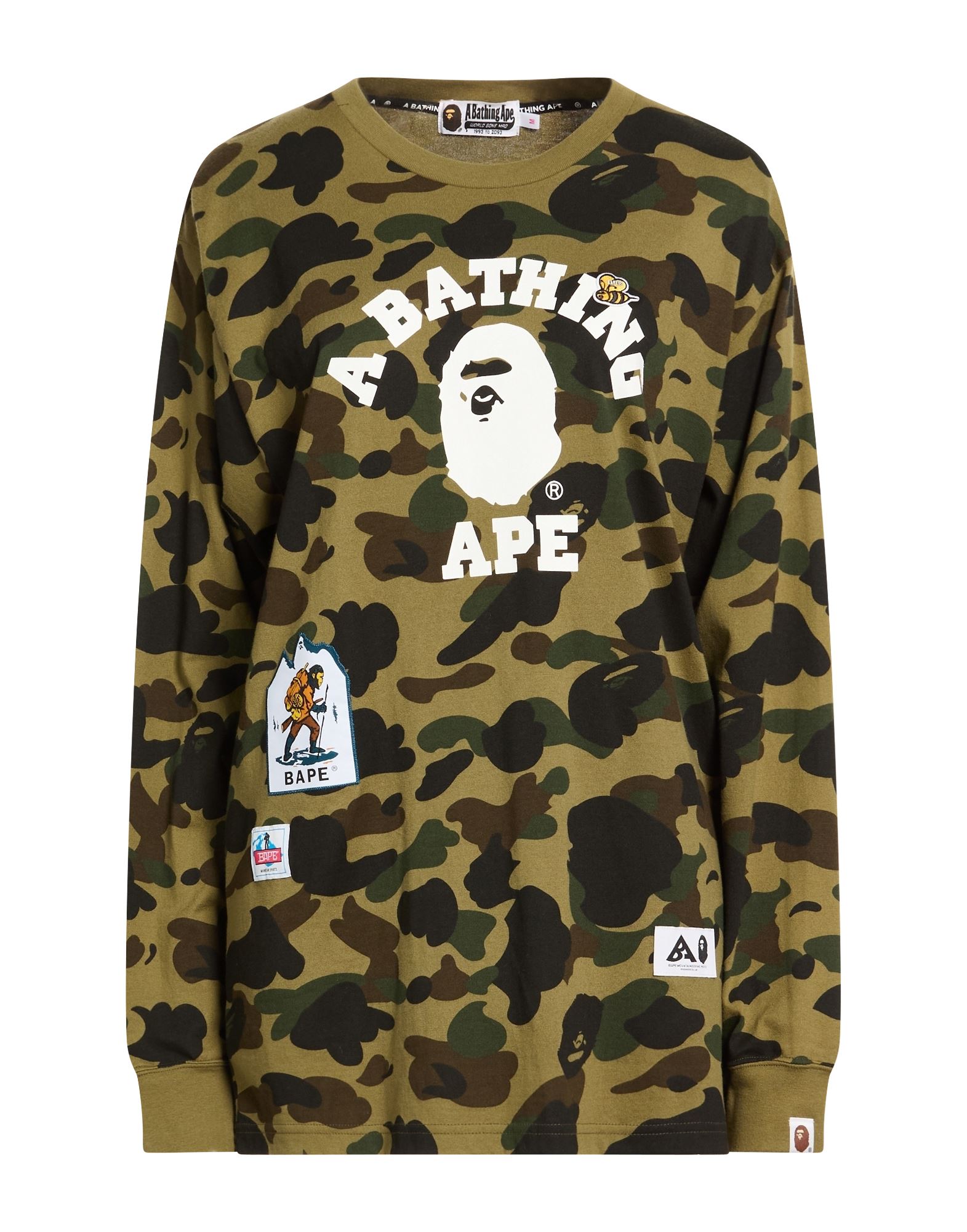 A BATHING APE T-shirts Damen Militärgrün von A BATHING APE