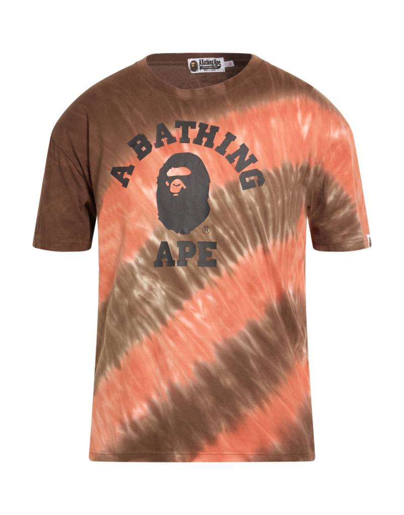 A BATHING APE T-shirts Herren Braun von A BATHING APE