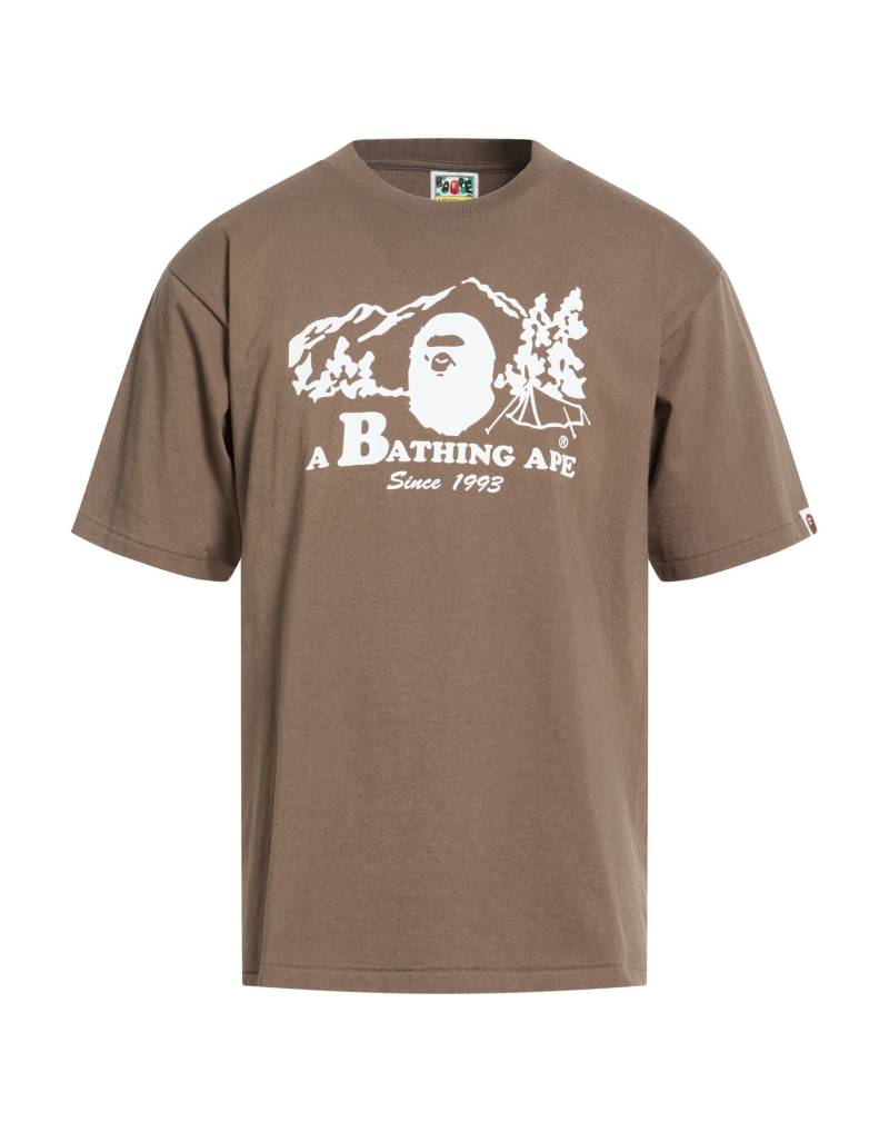 A BATHING APE T-shirts Herren Khaki von A BATHING APE