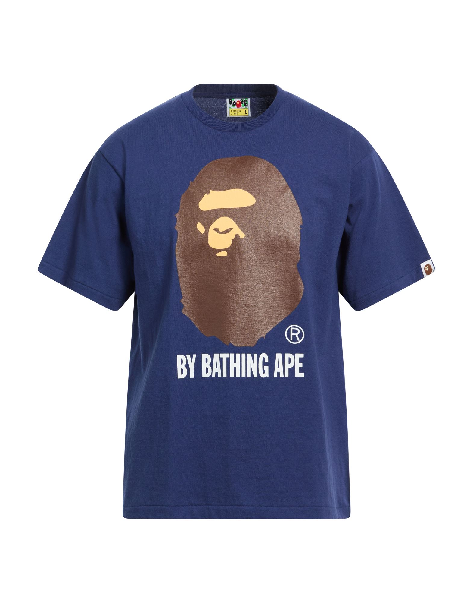 A BATHING APE T-shirts Herren Marineblau von A BATHING APE