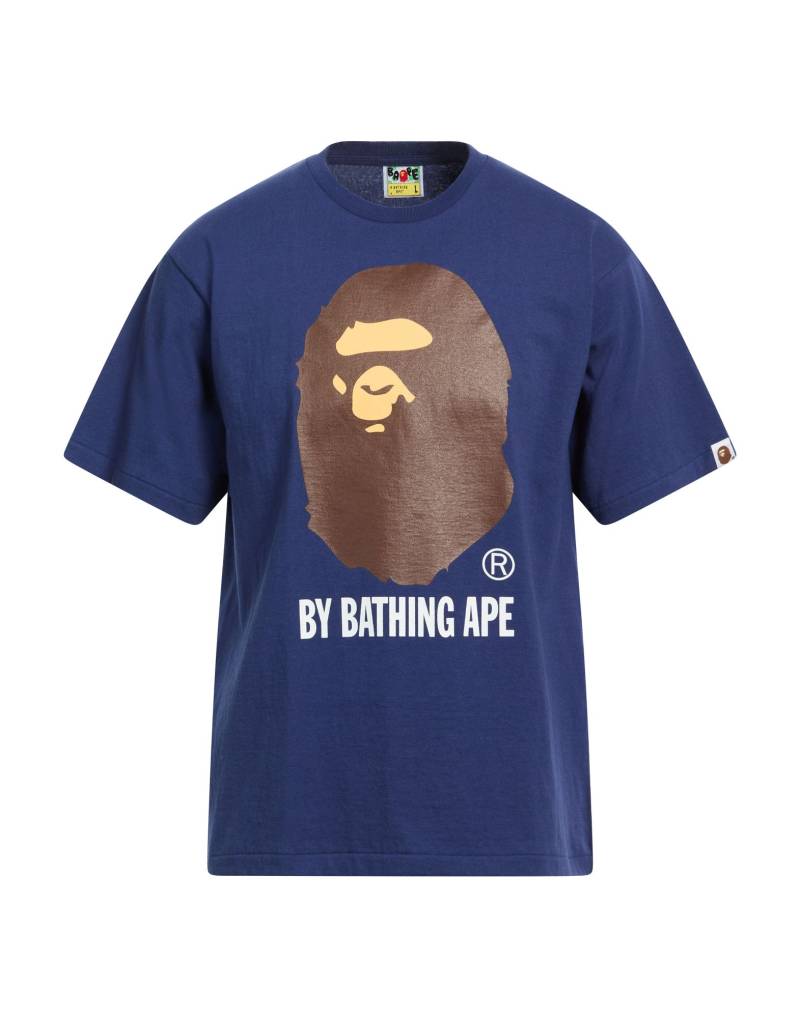 A BATHING APE T-shirts Herren Marineblau von A BATHING APE