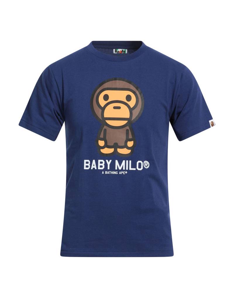 A BATHING APE T-shirts Herren Marineblau von A BATHING APE