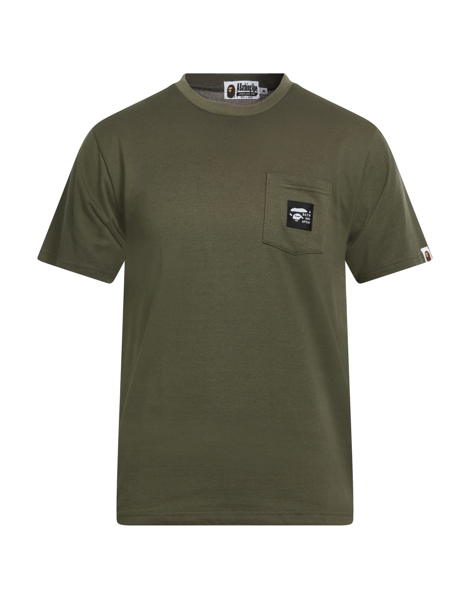 A BATHING APE T-shirts Herren Militärgrün von A BATHING APE
