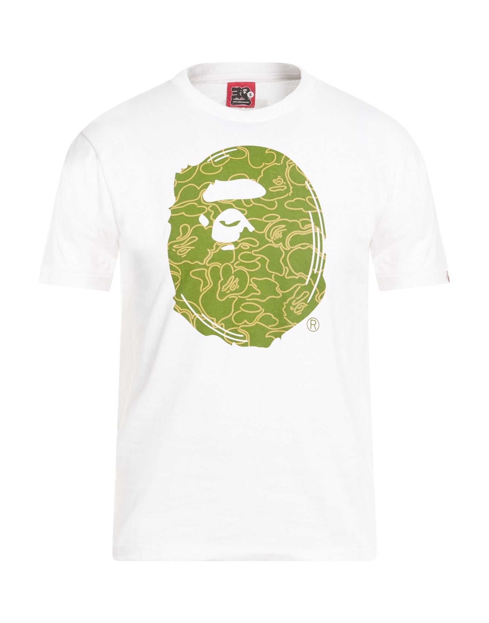 A BATHING APE T-shirts Herren Weiß von A BATHING APE