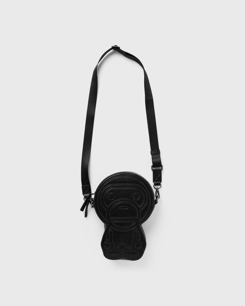 A Bathing Ape BABYILO PU LEATHER BAG men Messenger & Crossbody Bags black in Größe:ONE SIZE von A Bathing Ape