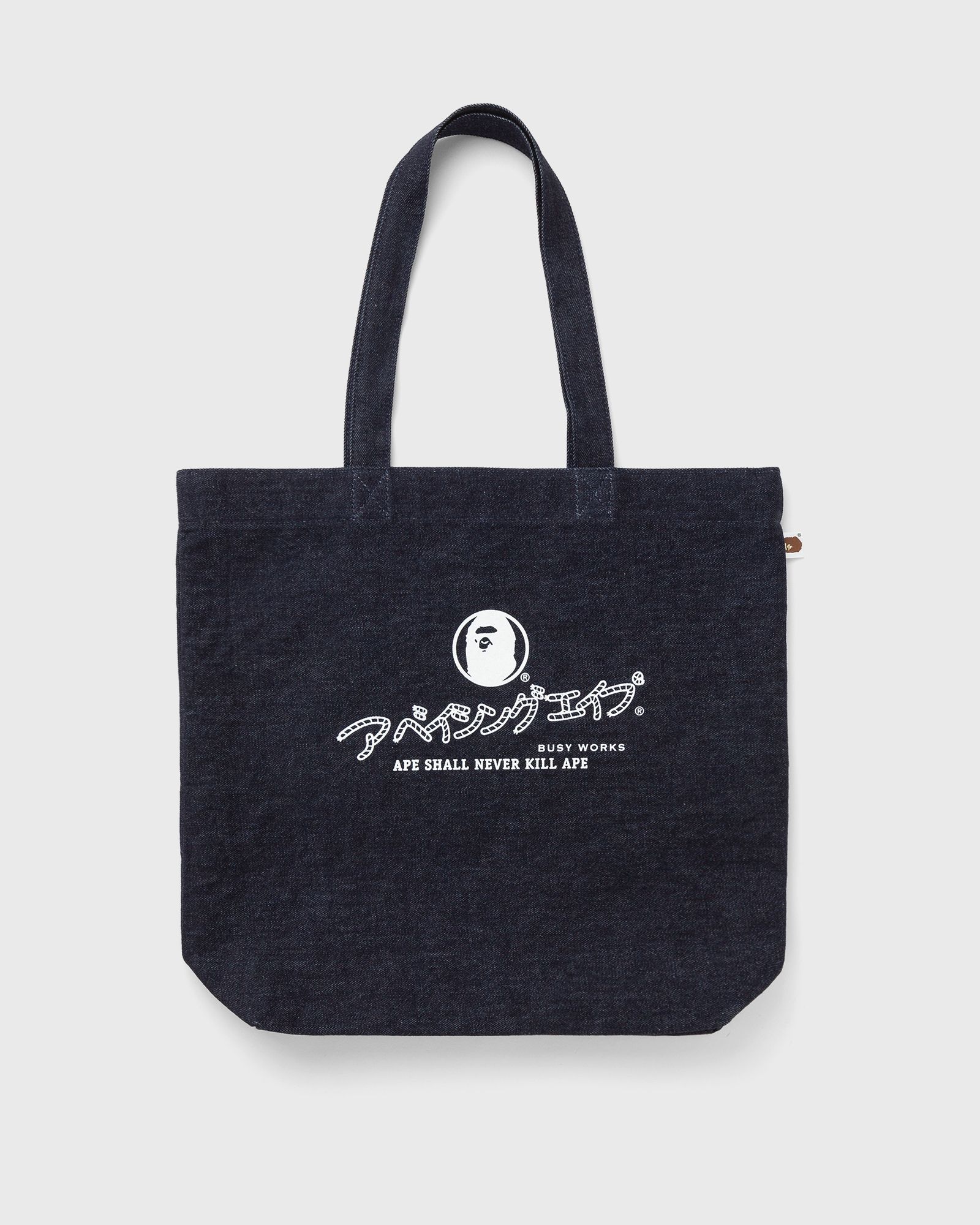 A Bathing Ape DENIM TOTE BAG men Tote & Shopping Bags blue in Größe:ONE SIZE A Bathing Ape DENIM TOTE BAG men Tote & Shopping Bags blue in Größe:ONE SIZE von A Bathing Ape