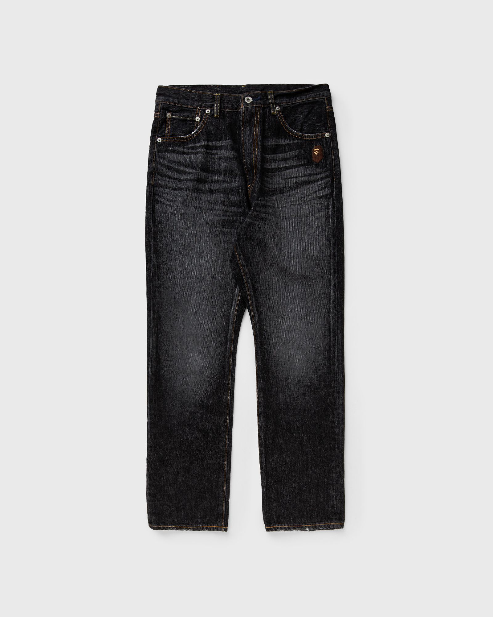 A Bathing Ape ONE POINT REGULAR FIT 13 OZ DENIM PANTS men Jeans black in Größe:L A Bathing Ape ONE POINT REGULAR FIT 13 OZ DENIM PANTS men Jeans black in Größe:L von A Bathing Ape