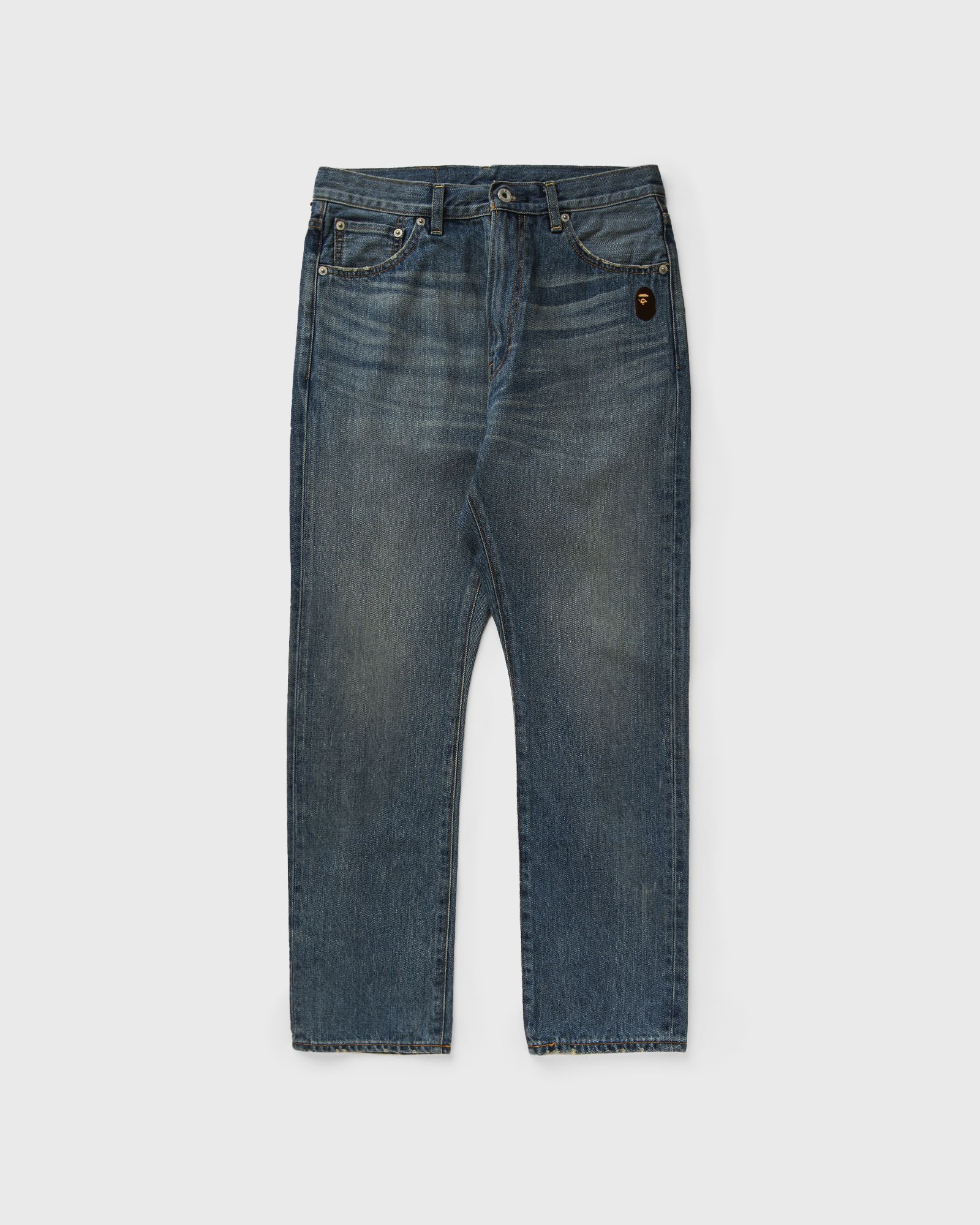 A Bathing Ape ONE POINT REGULAR FIT 13 OZ DENIM PANTS men Jeans blue in Größe:L A Bathing Ape ONE POINT REGULAR FIT 13 OZ DENIM PANTS men Jeans blue in Größe:L von A Bathing Ape
