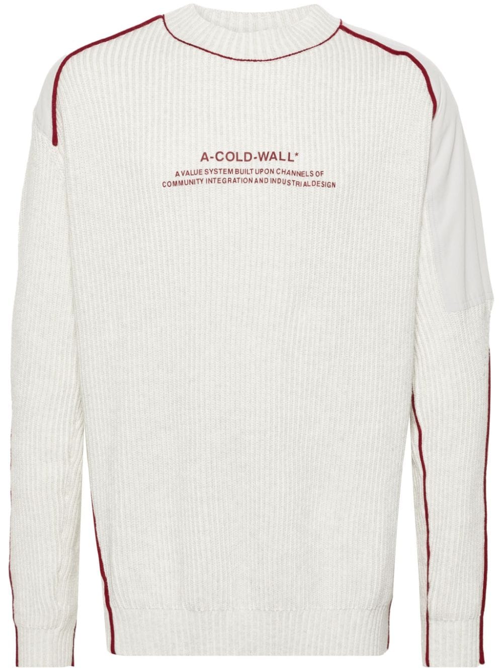 A-COLD-WALL* Gerippter Dialogue Pullover - Nude von A-COLD-WALL*