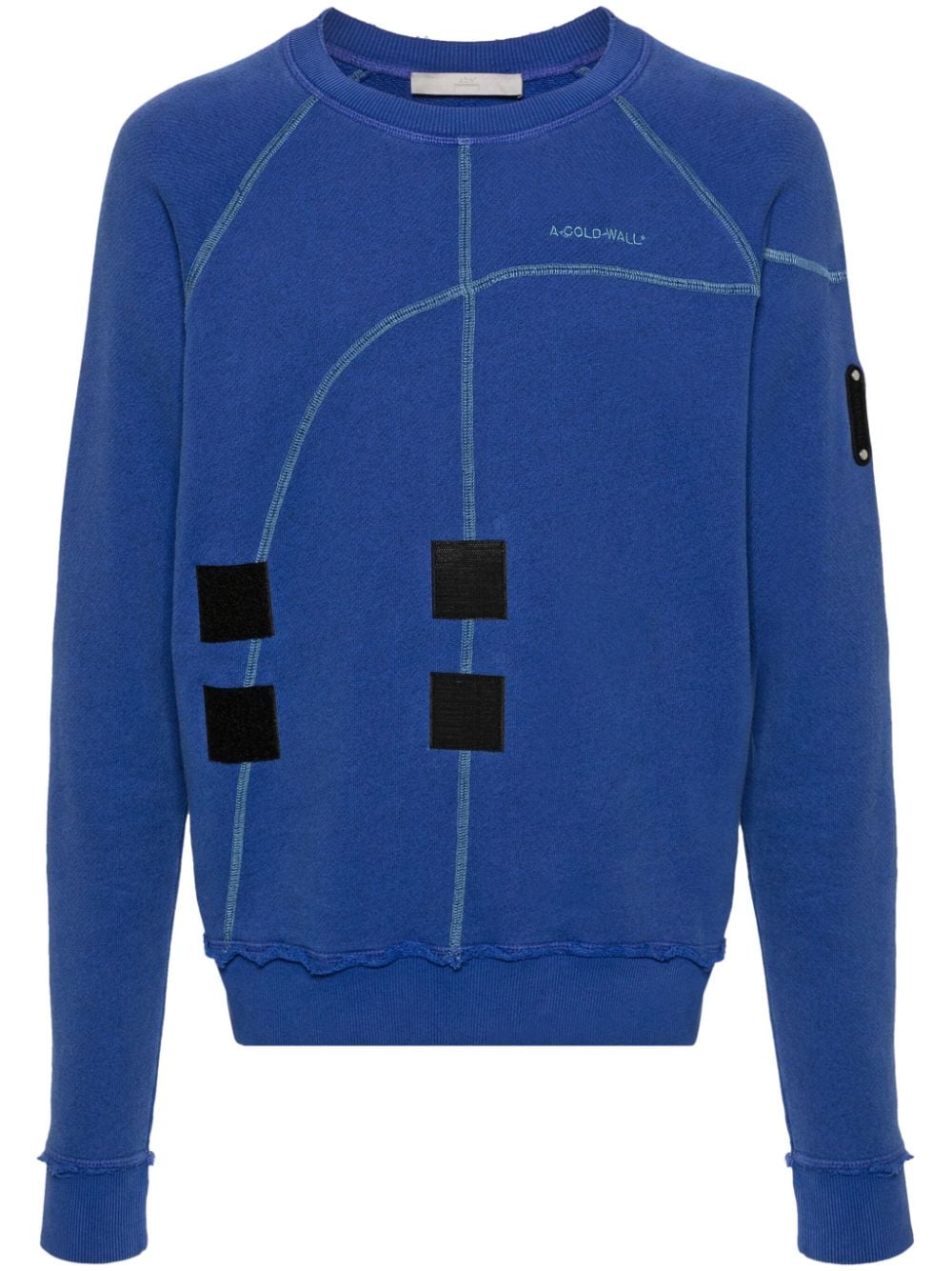 A-COLD-WALL* Intersect Sweatshirt mit Nahtdetail - Blau von A-COLD-WALL*