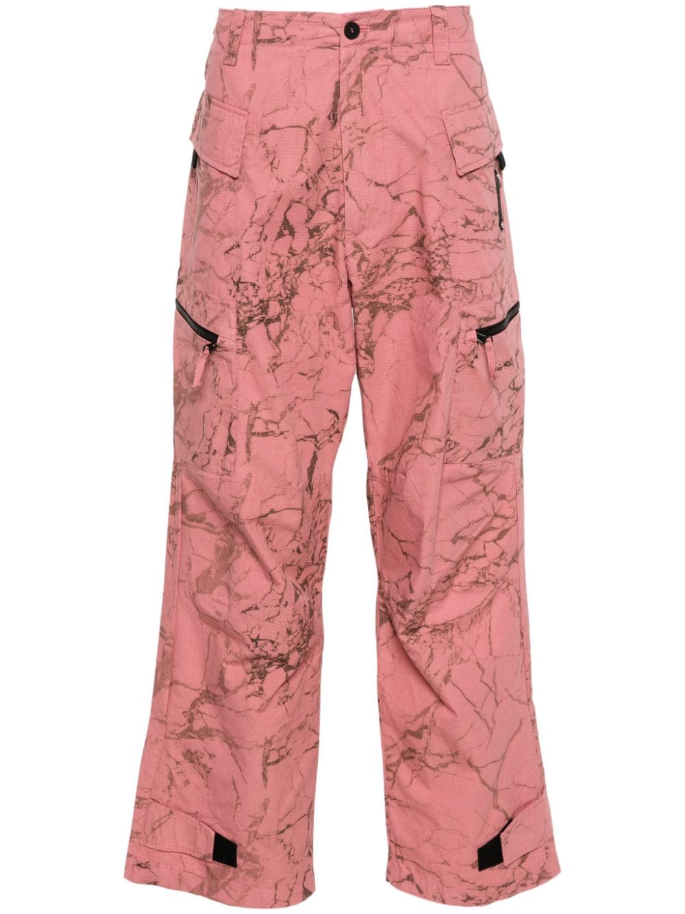 A-COLD-WALL* Overdye Static Cargohose - Rosa von A-COLD-WALL*