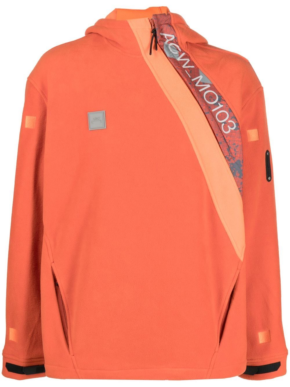 A-COLD-WALL* Sportjacke aus Fleece - Orange von A-COLD-WALL*