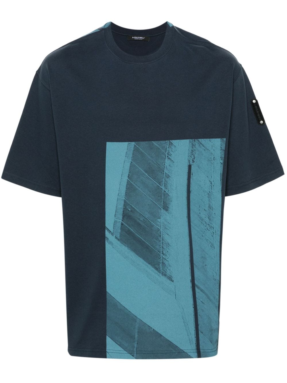 A-COLD-WALL* Strand T-Shirt mit grafischem Print - Blau von A-COLD-WALL*