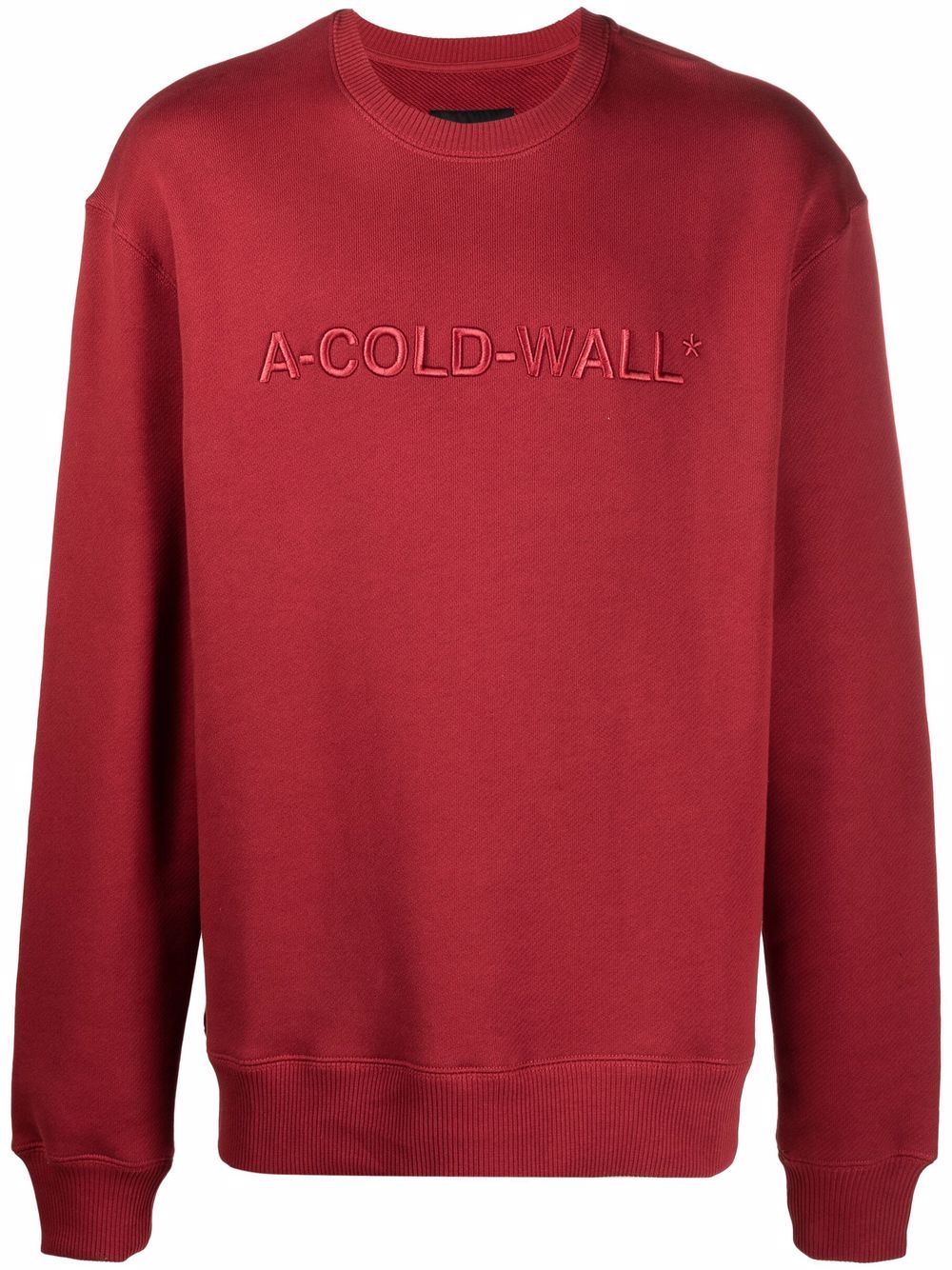 A-COLD-WALL* Sweatshirt mit Logo-Stickerei - Rot von A-COLD-WALL*