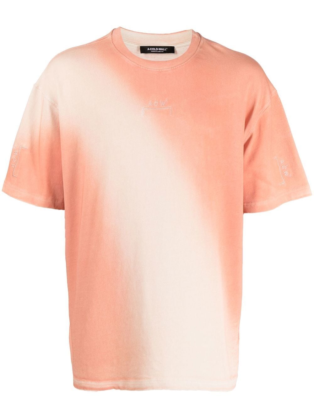 A-COLD-WALL* T-Shirt mit Farbverlauf - Orange von A-COLD-WALL*