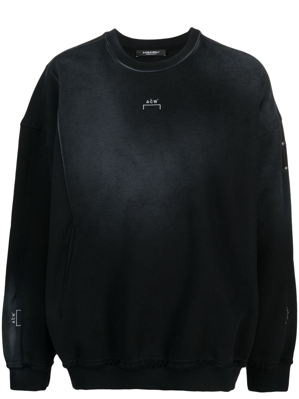 A-COLD-WALL* Sweatshirt mit Logo-Stickerei - Schwarz von A-COLD-WALL*