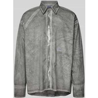 A-COLD-WALL Oversized Hemdjacke aus reiner Baumwolle in Anthrazit, Größe M A-COLD-WALL Oversized Hemdjacke aus reiner Baumwolle in Anthrazit, Größe M von A-COLD-WALL