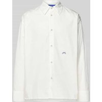 A-COLD-WALL Oversized Hemdjacke aus reiner Baumwolle in Offwhite, Größe M von A-COLD-WALL