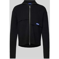 A-COLD-WALL Strickjacke in Ripp-Optik in Black, Größe XL von A-COLD-WALL
