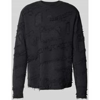 A-COLD-WALL Wollpullover mit Label-Stitching in Black, Größe M von A-COLD-WALL