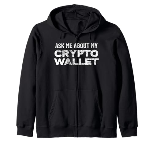 Crypto Wallet Kryptowährung Bitcoin-Ethereum-Litecoin DeFi Kapuzenjacke Crypto Wallet Kryptowährung Bitcoin-Ethereum-Litecoin DeFi Kapuzenjacke von A Crypto Apparel Company