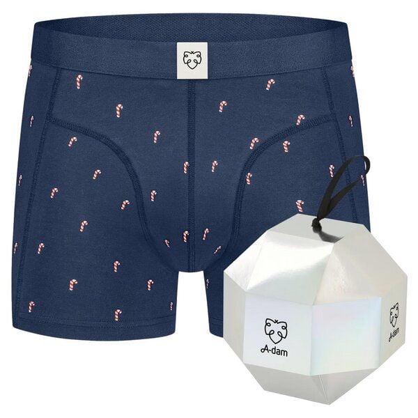 A-Dam Blaue Boxer-Briefs Candy Cane Box von A-Dam