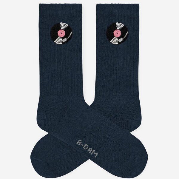 A-Dam Crew Socks NAVY RECORD A-Dam Crew Socks NAVY RECORD von A-Dam