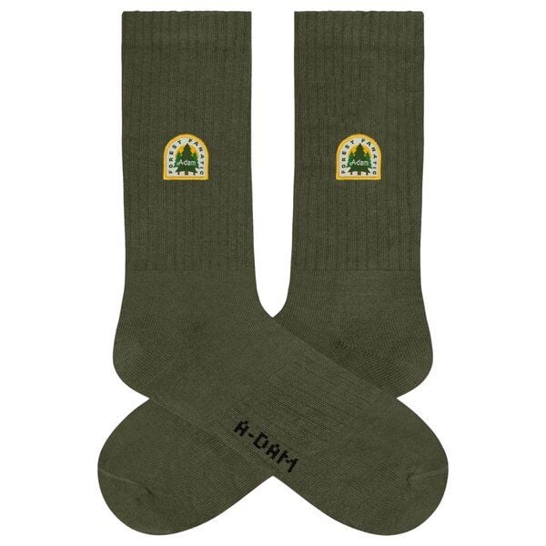 A-Dam Dunkelgrüne Socken Forest Fanatic von A-Dam
