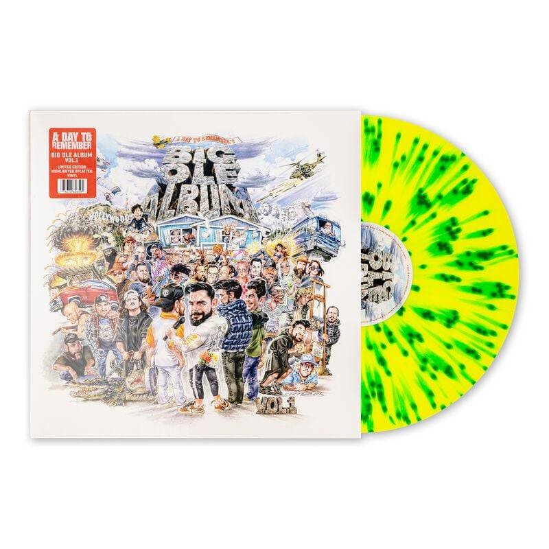 A Day To Remember Big Ole Album Vol. 1 LP multicolor von A Day To Remember
