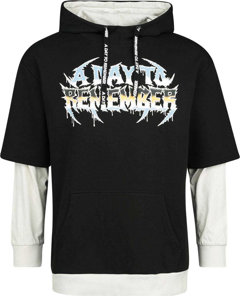 A Day To Remember Kapuzenpullover - EMP Signature Collection - S bis 3XL - für Männer - Größe L - schwarz/grau  - EMP exklusives Merchandise! von A Day To Remember