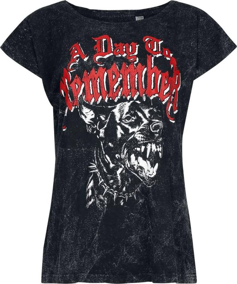 A Day To Remember T-Shirt - Hound - S bis XXL - für Damen - Größe S - anthrazit  - EMP exklusives Merchandise! von A Day To Remember