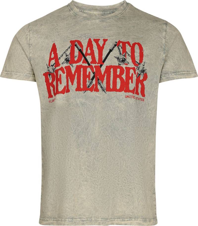 A Day To Remember To The Death T-Shirt beige in S von A Day To Remember