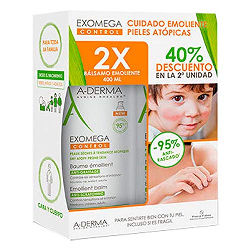 A Derma Exomega Control Baume 2 x 400 ml von A-Derma